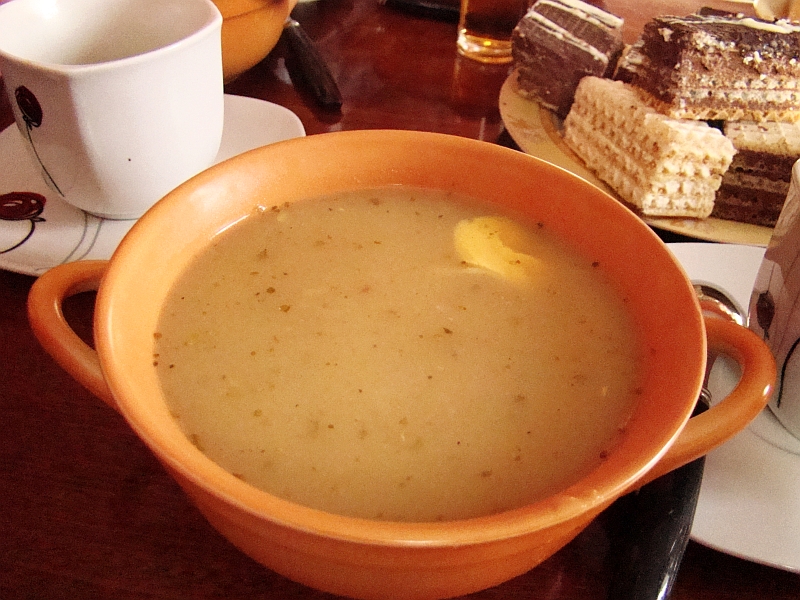Kyselo (Czech Sourdough Mushroom Soup)