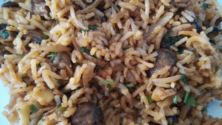 Mushroom Fried Rice
