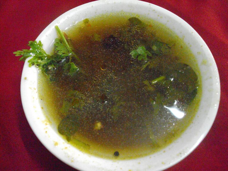 Rasam (Tamarind and Tomato Soup)