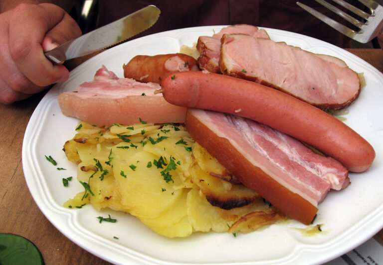 Choucroute (Sauerkraut with Meat and Potatoes)