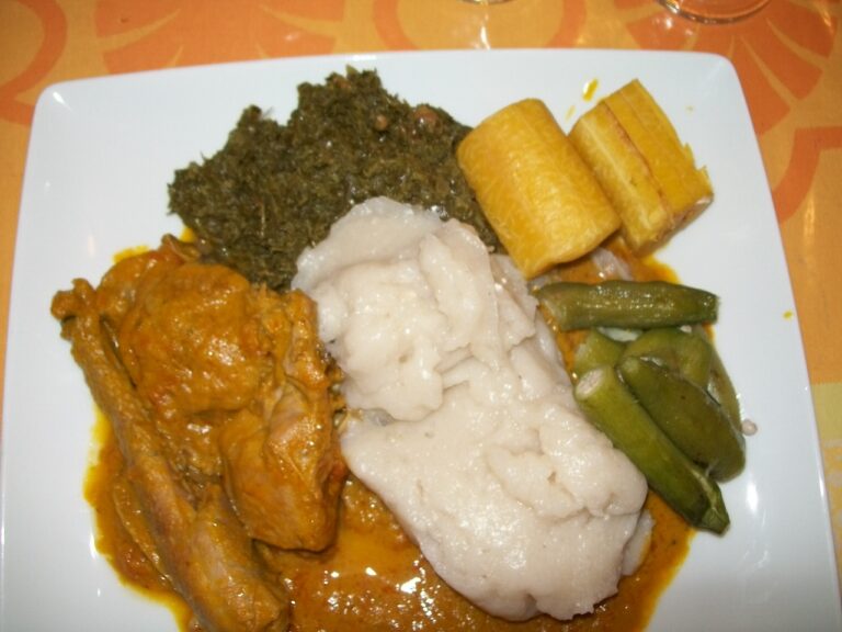 Okra Plantain Porridge