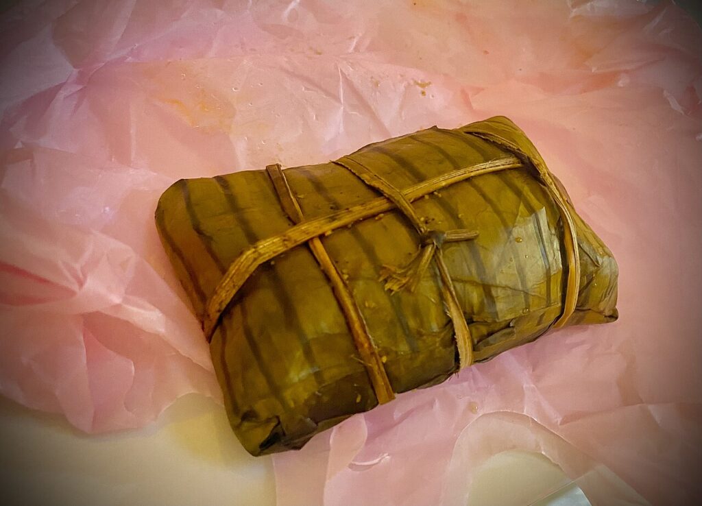 Rice Tamale (Pastel de Arroz)