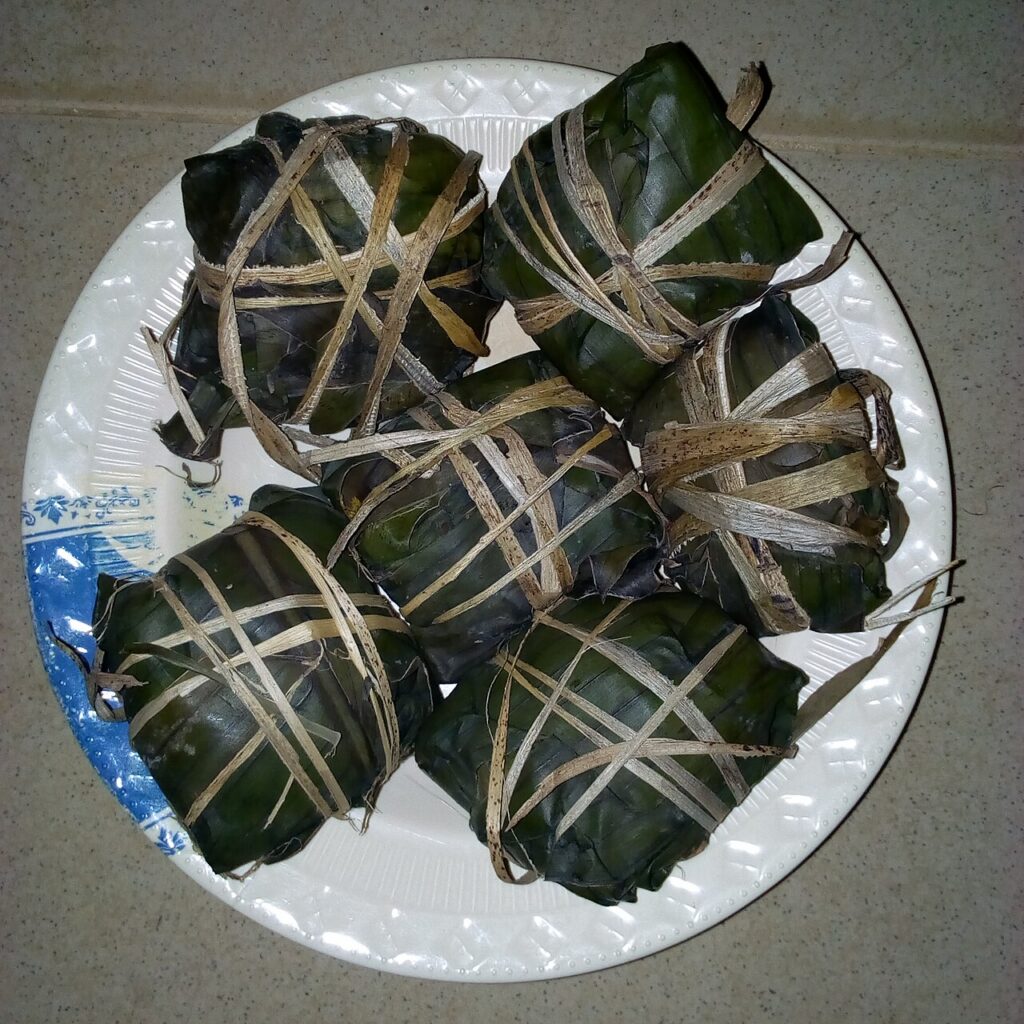 Aadun (Nigerian Corn Flour with Palm Oil)
