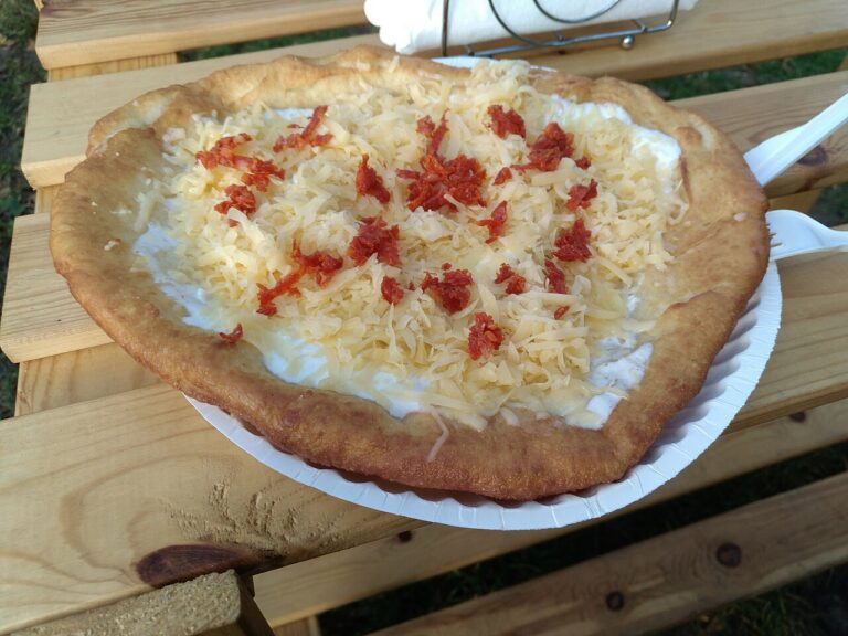Lángos (Hungarian Fried Flatbread)